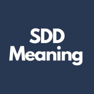 What Does SDD Mean In Texting?