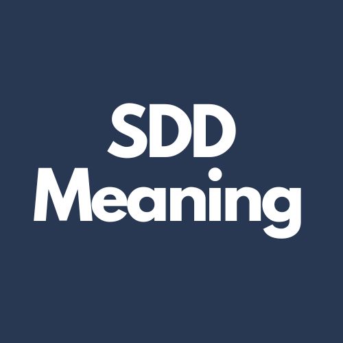 sdd meaning
