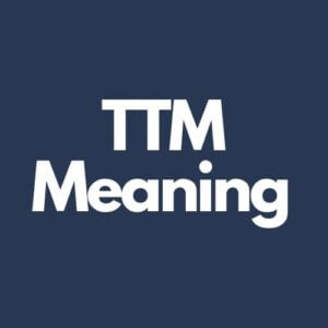 What Does TTM Mean In Text?
