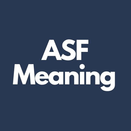 asf meaning
