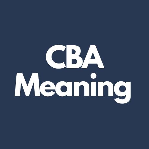 cba meaning