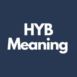 What Does HYB Mean In Texting?