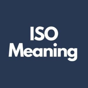 What Does ISO Mean In Texting?