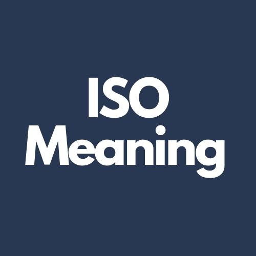 iso meaning