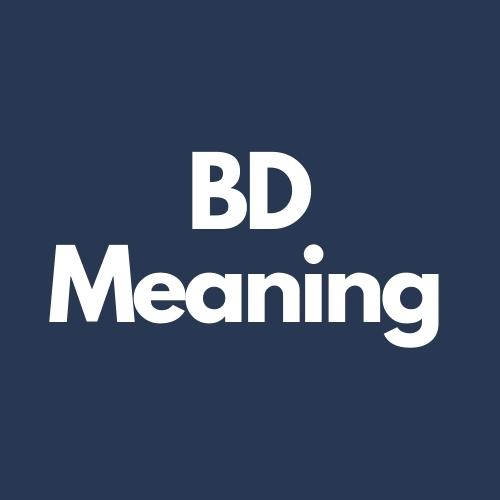 bd meaning