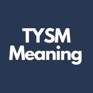 What Does TYSM Mean In Texting?