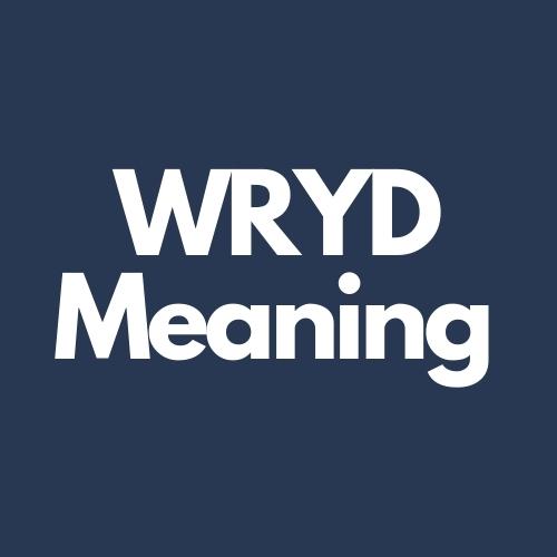 wryd meaning