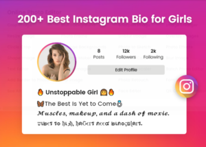 How to Craft the Perfect Instagram bio for Girls 2024
